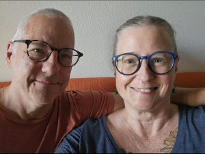 Brian & Sue on the Sofa